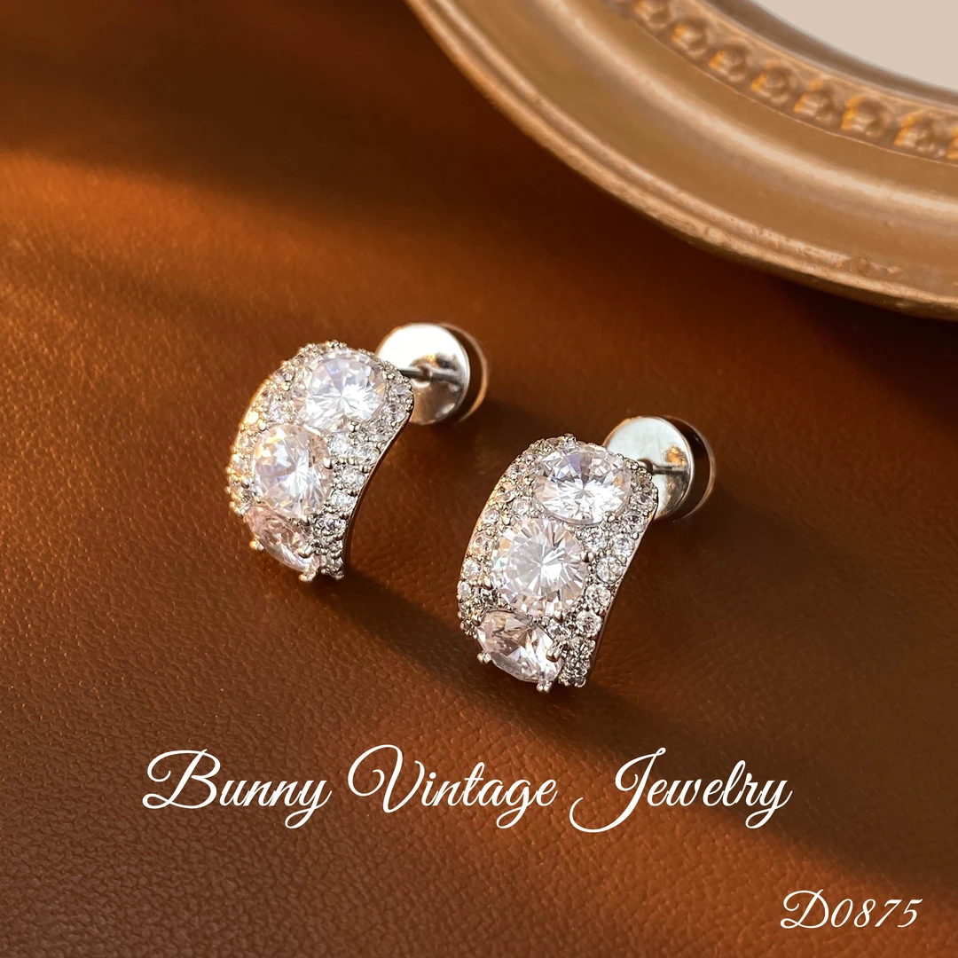 D1312  法★【时尚豌豆】DV限定 Simple style 耳钉