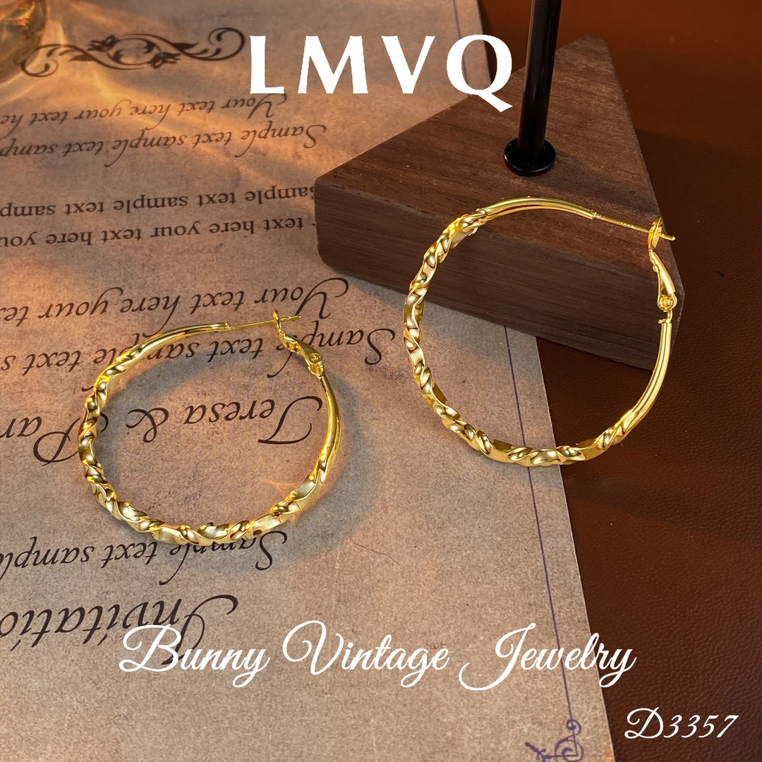 D3357  法★【秋日风尚】秋冬LMVQ 罗曼维奇 限定 耳环