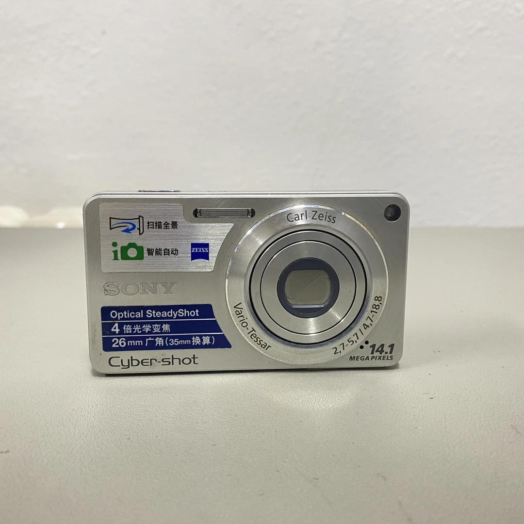 9新 Sony/索尼 索尼w350 人像推荐款银色1410万像素4倍光学变焦