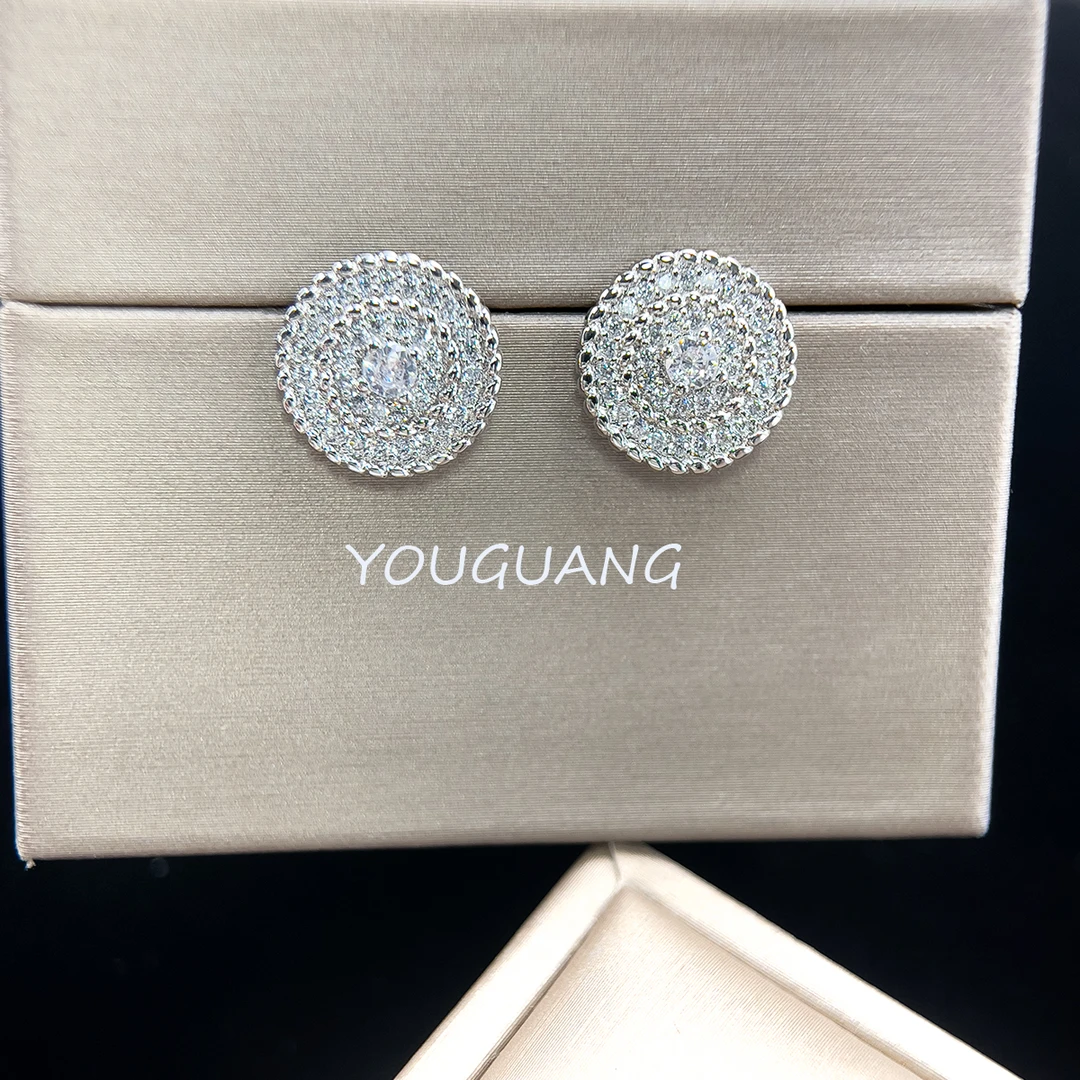 【有光饰品】056 白色耳饰时尚欧美简约百搭款