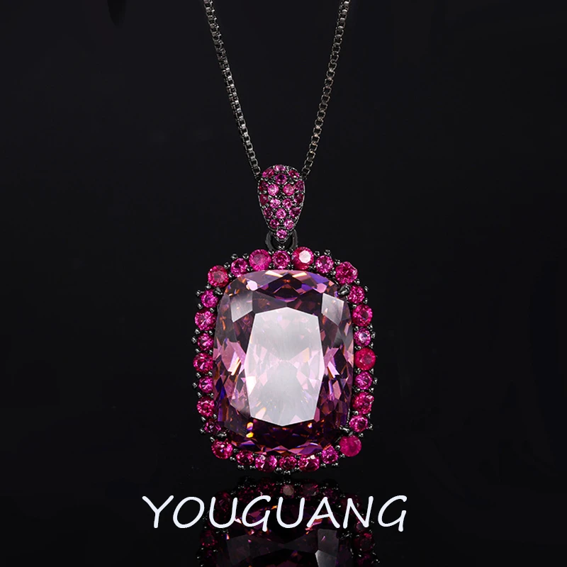 【有光饰品】513 轻奢小众 干枯玫瑰黑金色吊坠