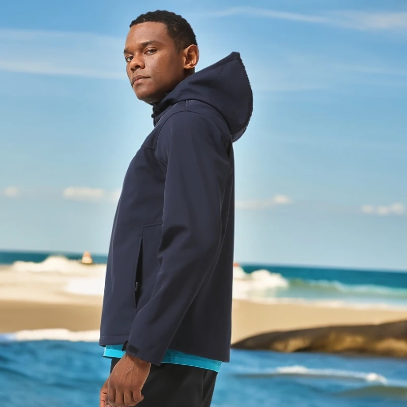 RockCloud/岩云运动户外防水防风透气男士经典加绒M1软壳衣