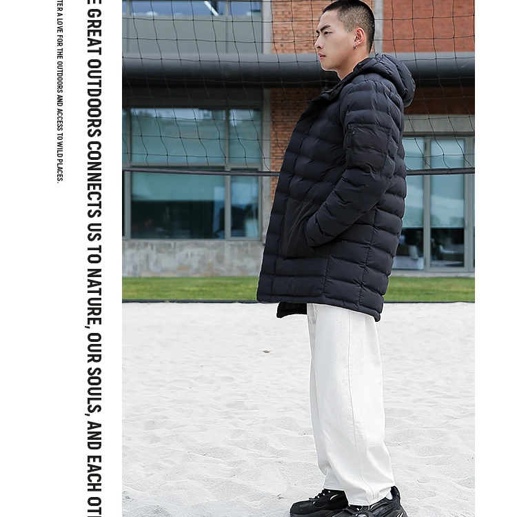 （特卖22）户外运动加厚秋冬连帽保暖男款时尚棉服