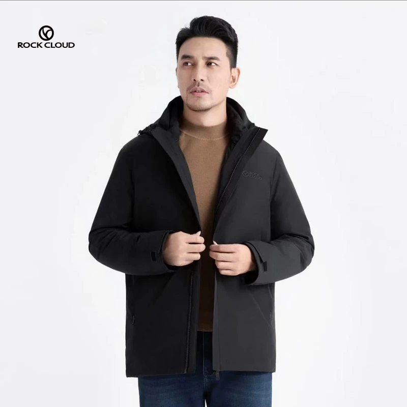 户外三穿男款防风700蓬羽绒内胆三合一保暖冲锋衣