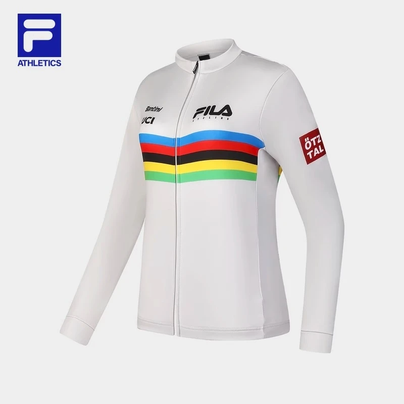 FILA斐乐女装【四方联名骑行系列】冬季运动加绒外套A11W448504F