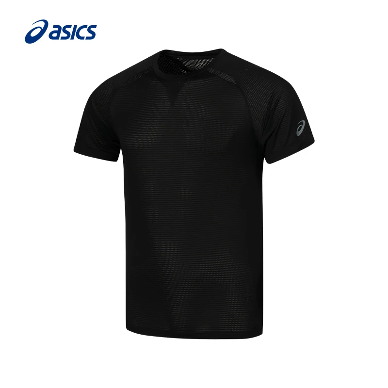 ASICS亚瑟士男子琥珀流光风T恤ACTIBREEZE针织透气圆领短袖T恤