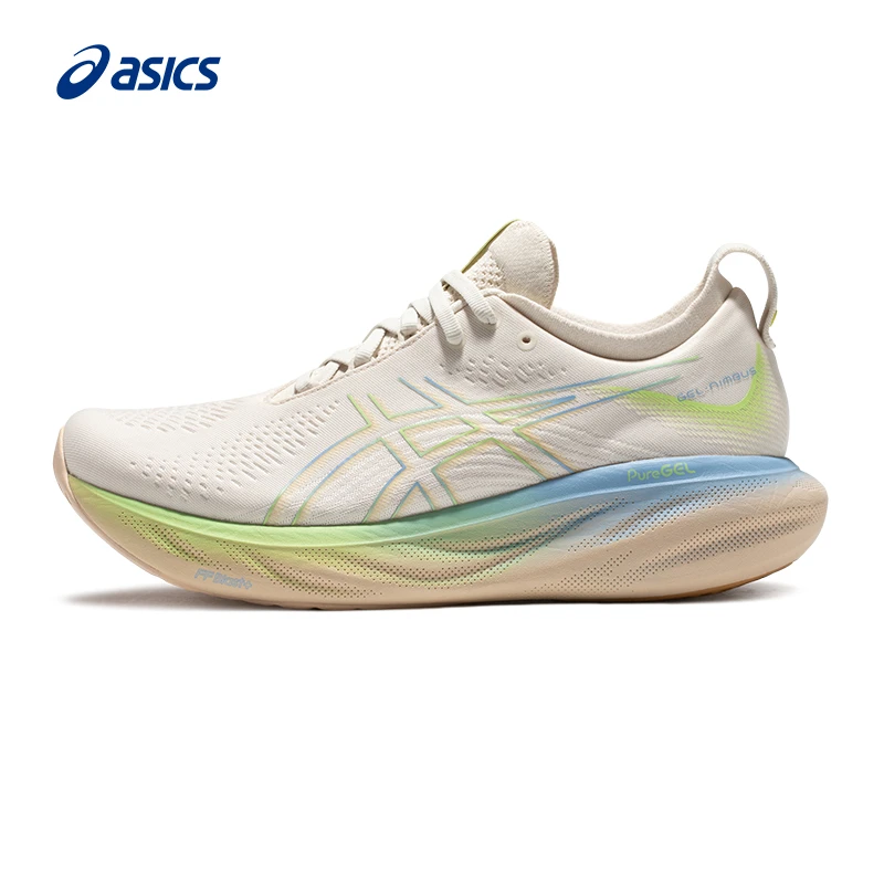 ASICS亚瑟士夏季新款GEL-NIMBUS 25男子缓震透气回弹耐磨跑鞋