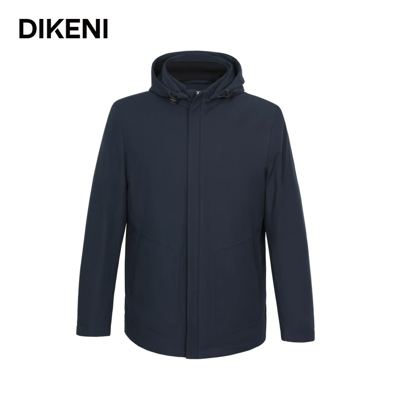 【高原野望】迪柯尼男装尼克服秋冬轻商务防风连帽夹克12645H570