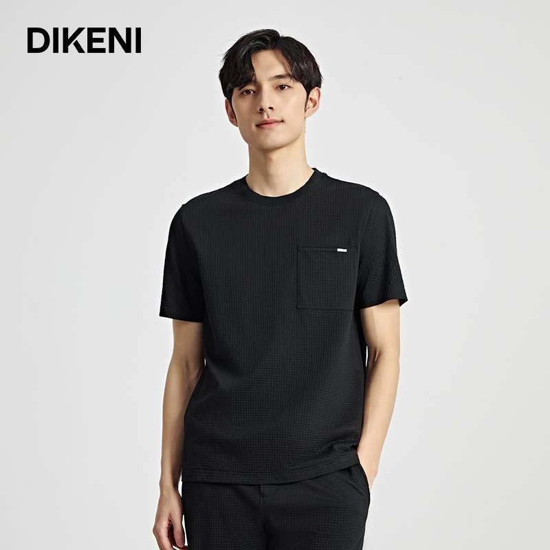 DIKENI黑标系列春夏透气休闲男士上衣速干户外短袖T恤13425H916