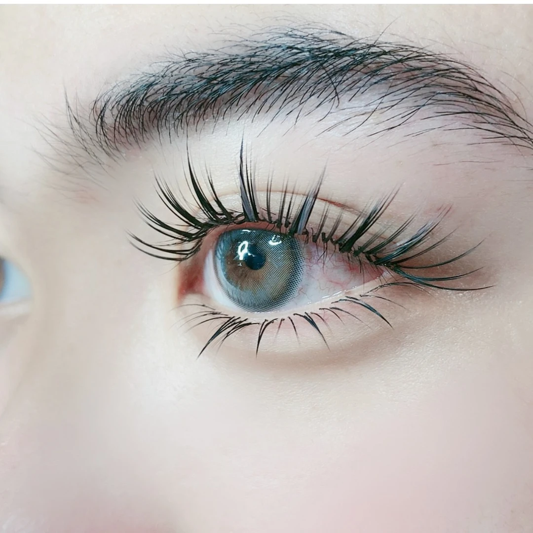 彩色睫毛单根多取单簇手工