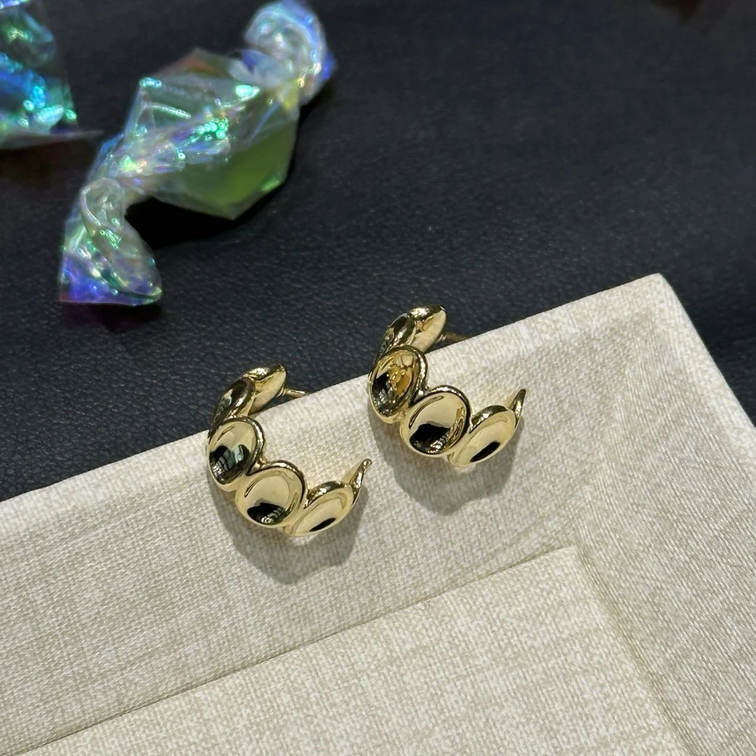 铜合金耳饰 GULUM 266 气质轻奢个性精致复古小众欧美设计感耳钉