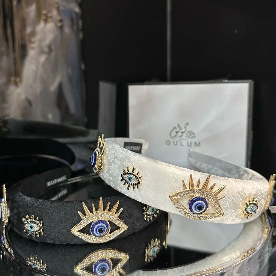 GULUM 141 发箍时尚个性发饰设计感饰品复古轻奢欧美重工气质头饰