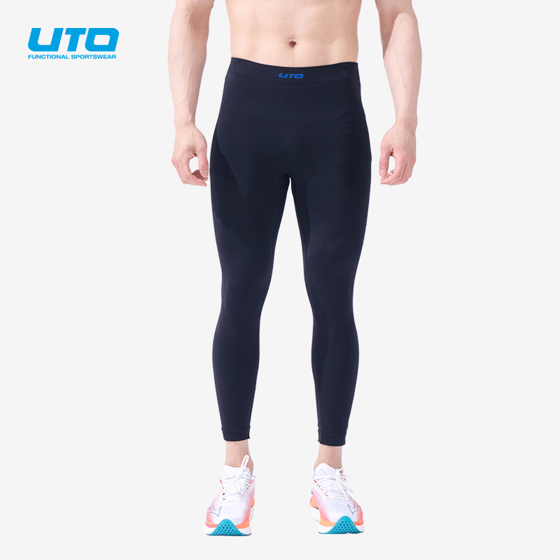 UTO/悠途紧身运动长裤男压缩裤跑步健身训练女排汗快干高弹打底裤