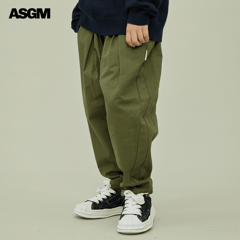 Asgm童装男童裤子春秋款中大童韩版洋气长裤2023新款儿童裤潮