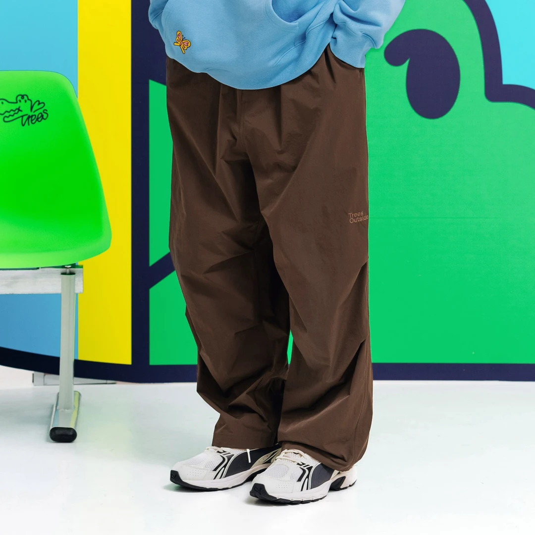 WARMTREES 户外支线 2023AW 户外防泼水速干透气伞兵裤