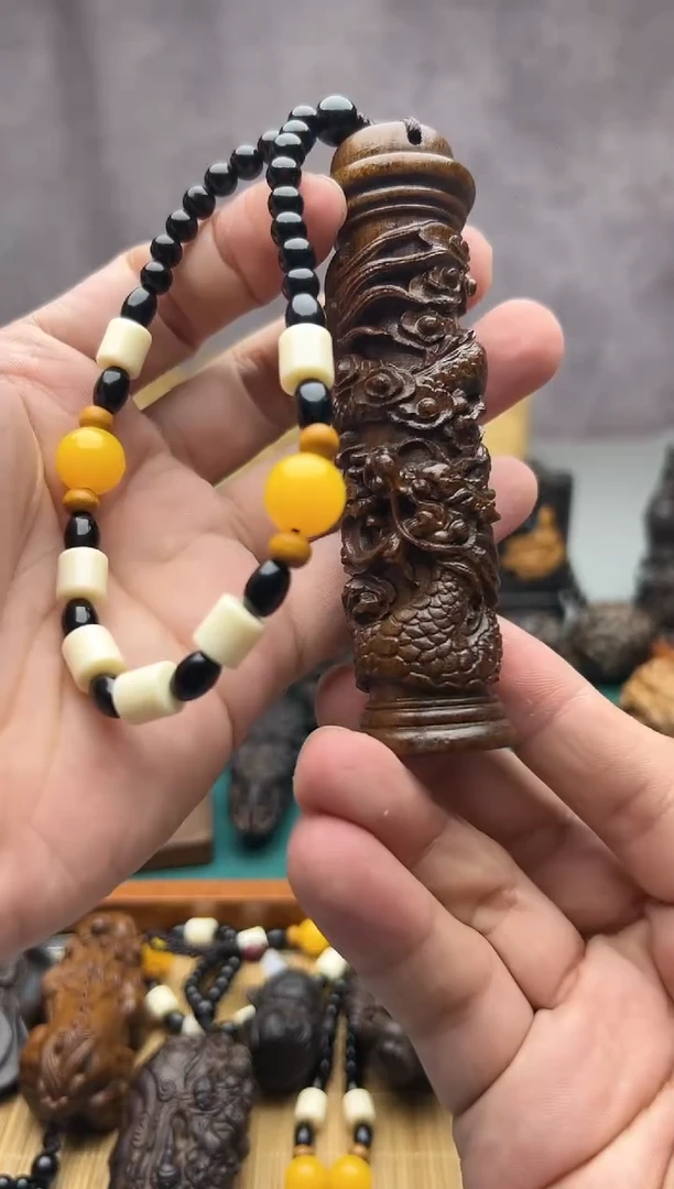 【闪购商品】贡木龙柱手把件赠送手把绳9.99