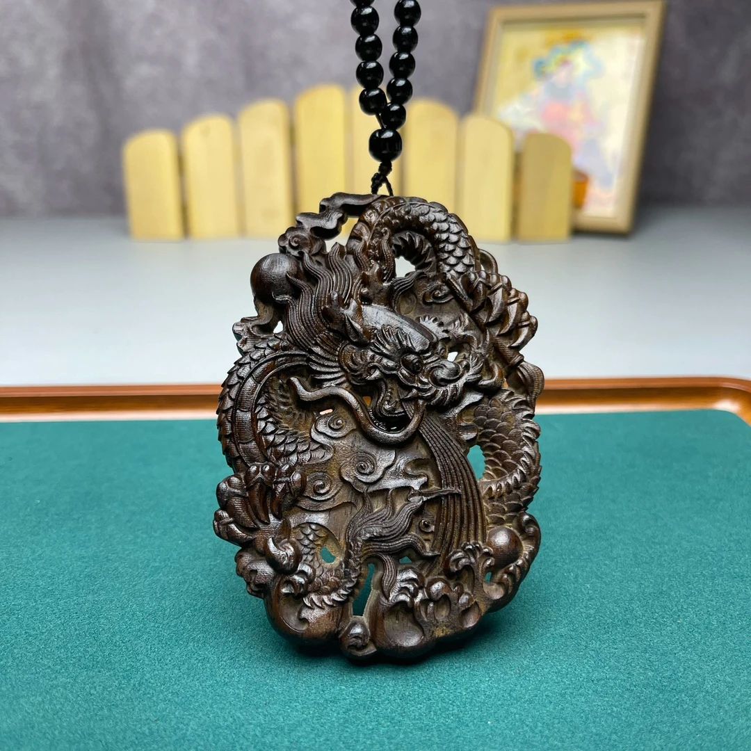 大龙牌）10X7.5cm赠送手把绳手把件正区精工原木