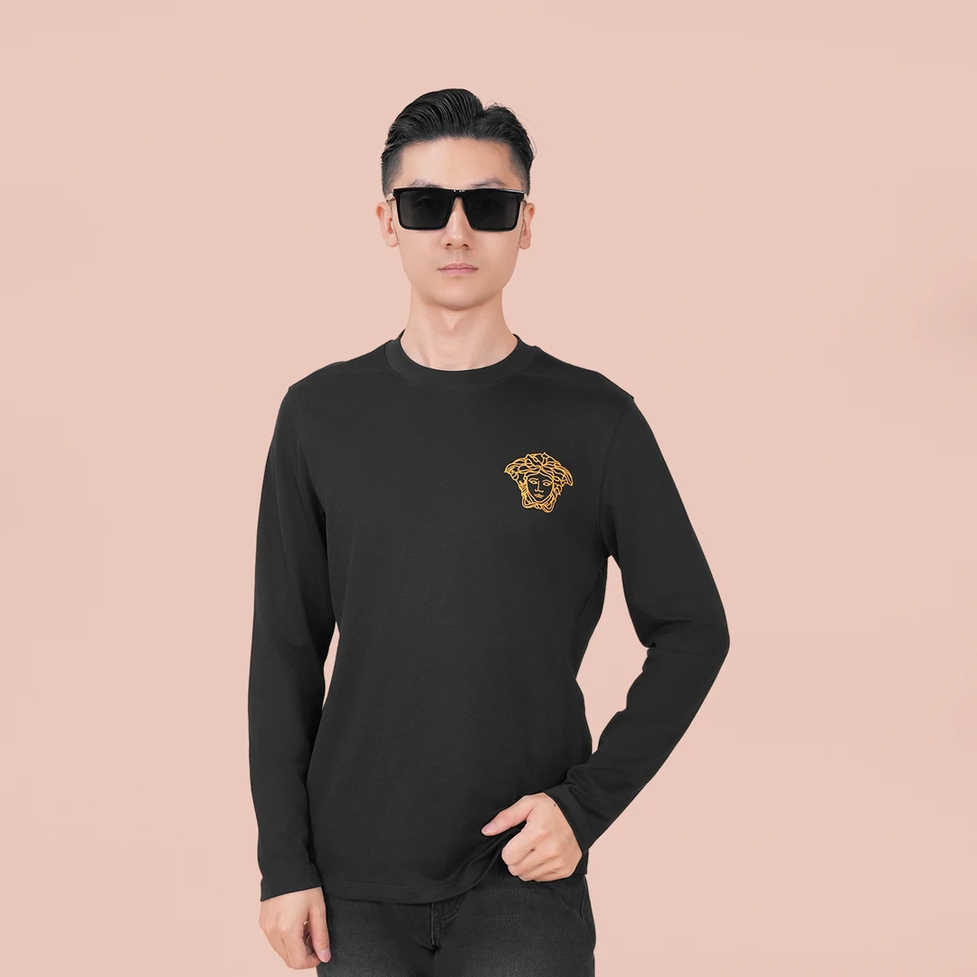 VERSTUE LEKFEN/瓦萨琪勒芬冬季新款简约高档长袖T恤男6236473636