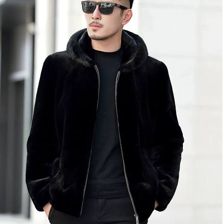 【专柜价格】海宁时尚男士休闲男款外套连帽冬季加厚百搭