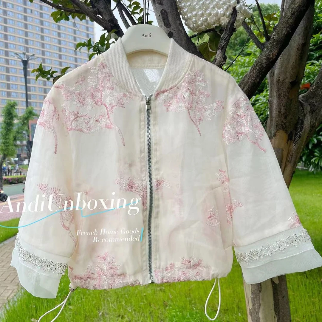 〖ANDI〗订制春季中大童新款新中式刺绣外套2191
