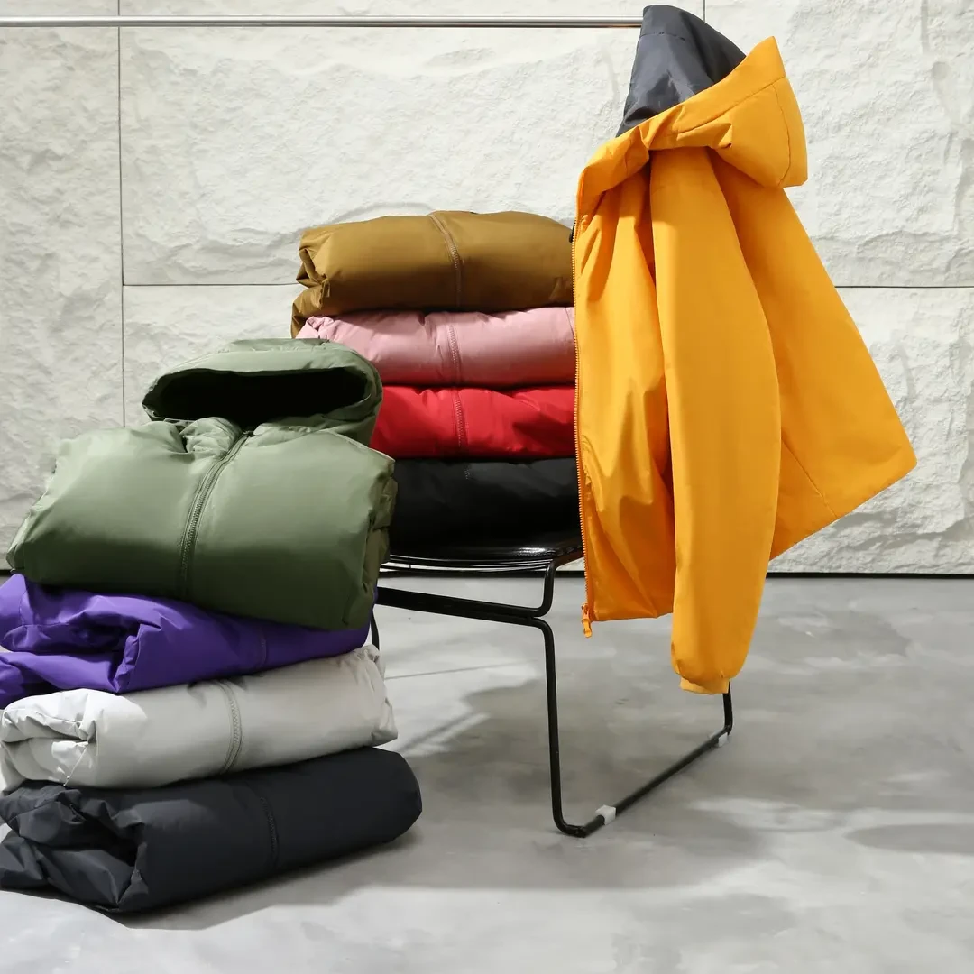 轻量化设计！冬季情侣户外连帽防寒保暖棉衣棉服23177