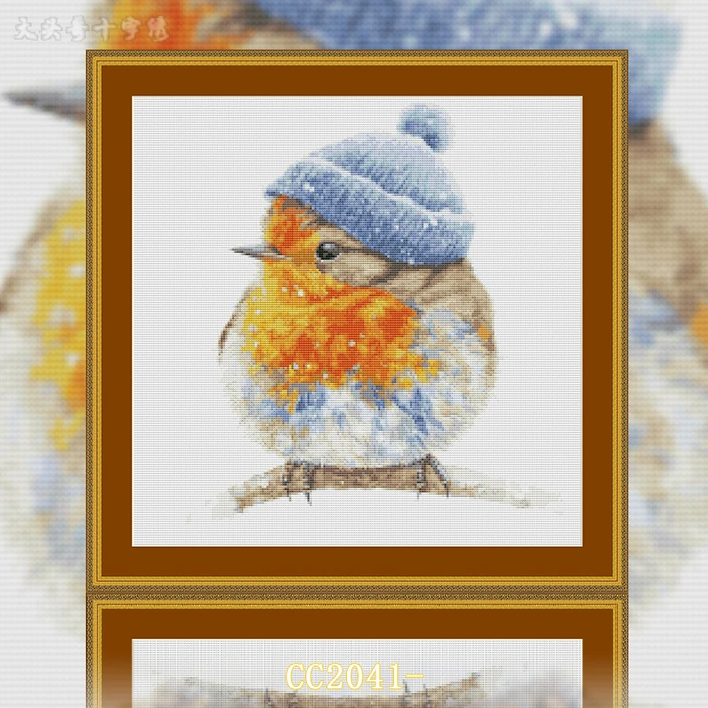 【CC2041-小胖啾3】十字绣2024新款油画自己绣手工客厅花卉