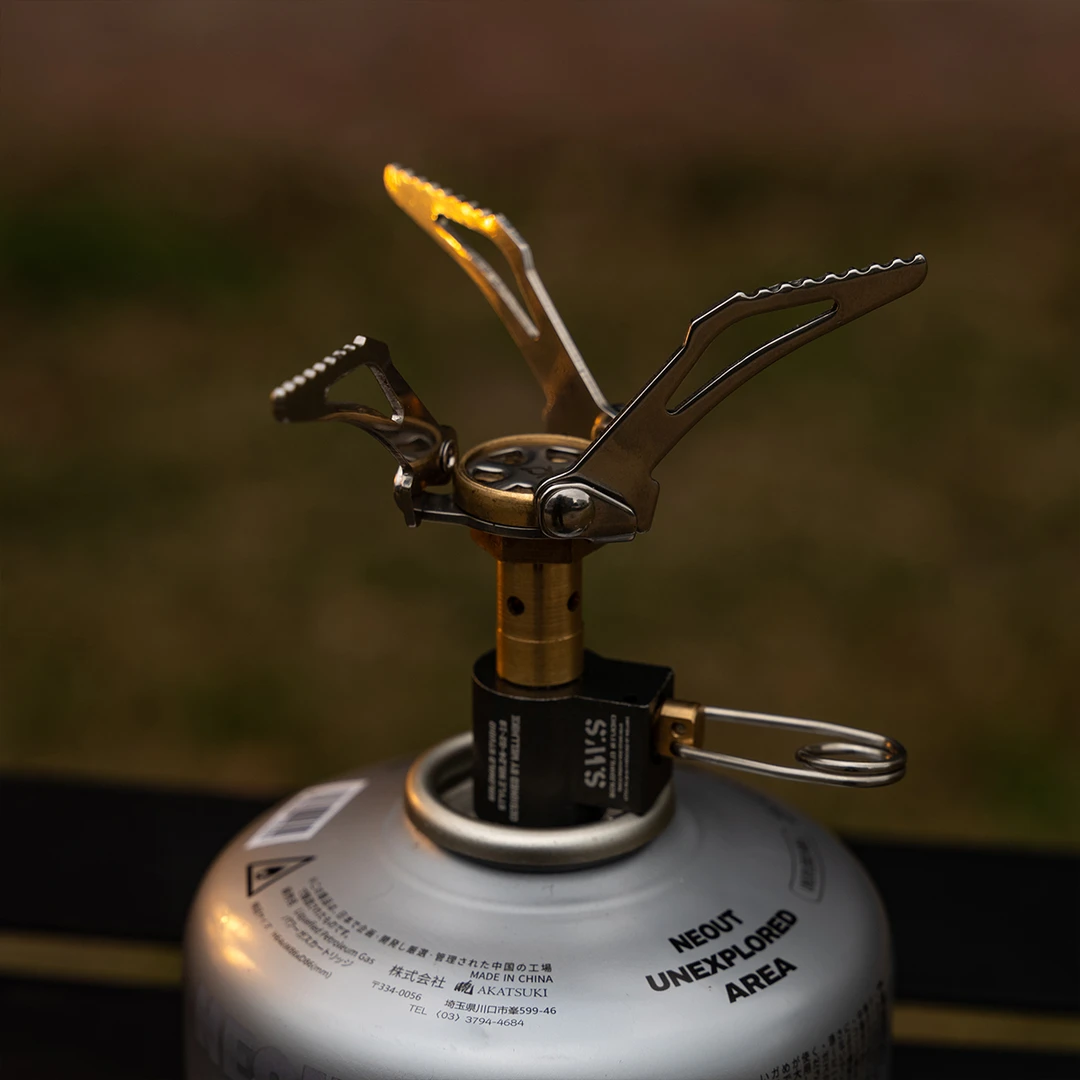 SWS户外迷你炉头一体式便携折叠solo轻量烧水神器露营战术风炊具