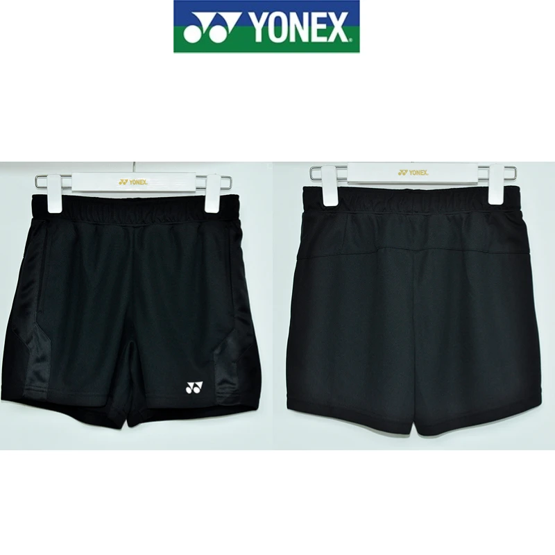 YONEX/尤尼克斯羽毛球服220090女款比赛服运动短裤速干透气 黑色