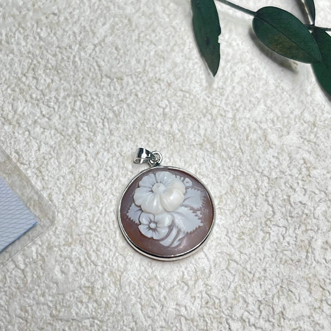 90新  【六六中古】孤品s925贝壳吊坠aw8182