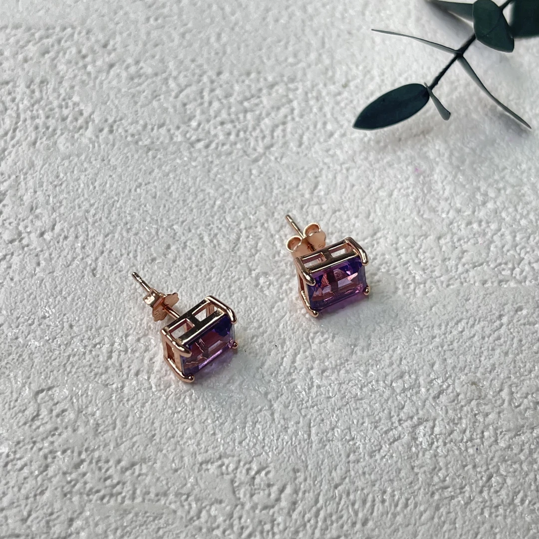 全新未使用  s925水晶耳钉bp1165