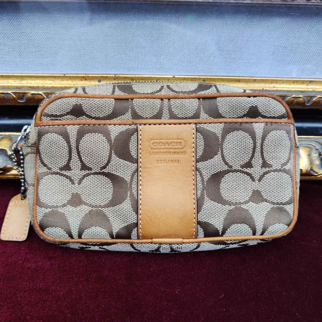 95新 COACH/蔻驰 【六六中古】孤品复古手拿包cb200尺寸17*10*3.5