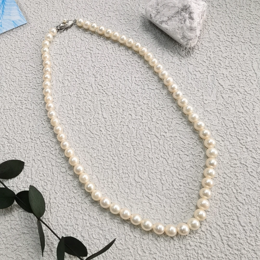 90新  【六六中古】孤品海水珍珠项链aw5134长40