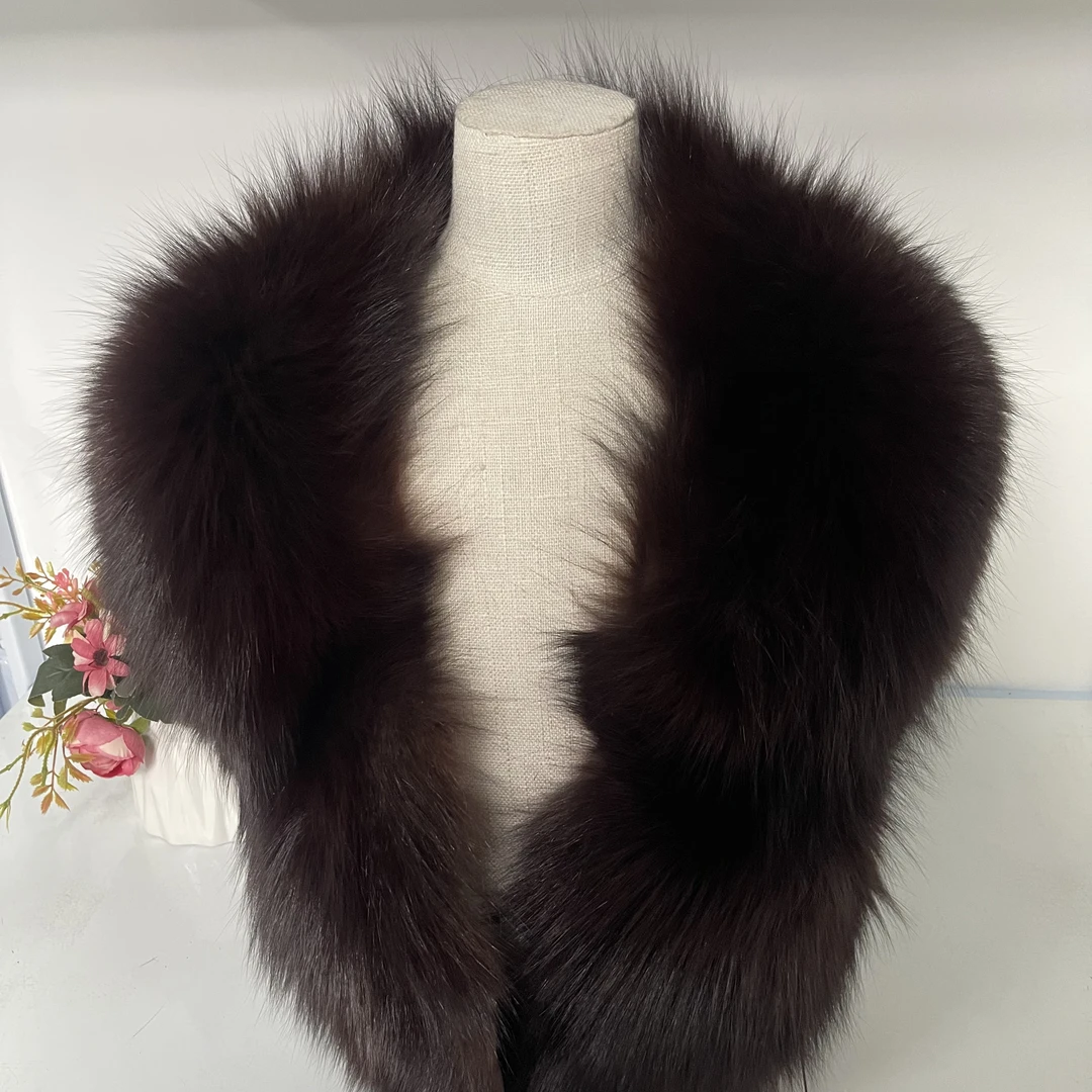 90新  【六六中古】孤品复古狐狸毛毛领ay1238