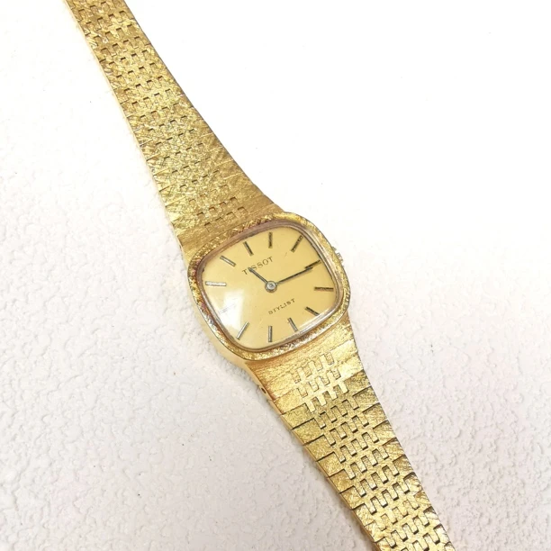 95新 Tissot/天梭 【六六中古】孤品复古手表cp117手围20表盘21mm