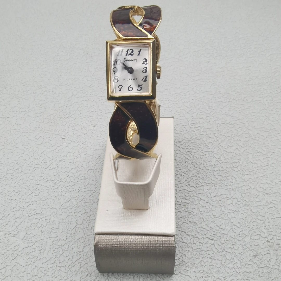 90新  【六六中古】孤品复古开口机械手镯表aa3955表盘19mm