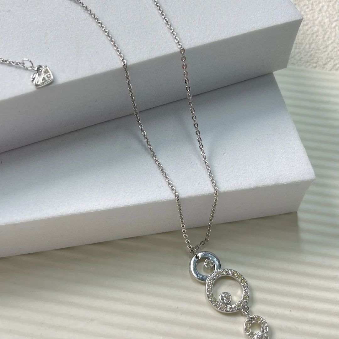 90新 Swarovski/施华洛世奇 【六六中古】孤品复项链ca137链长38-43