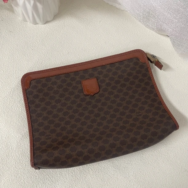 90新 Celine/思琳 【六六中古】孤品复古手拿包cb408尺寸27*4*17