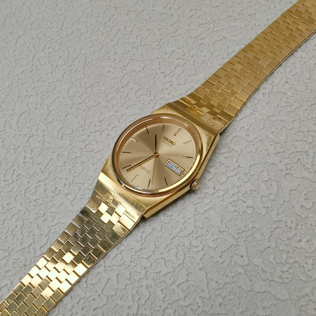 90新 Seiko/精工 【六六中古】孤品复古手表aa3846手围17表盘31mm