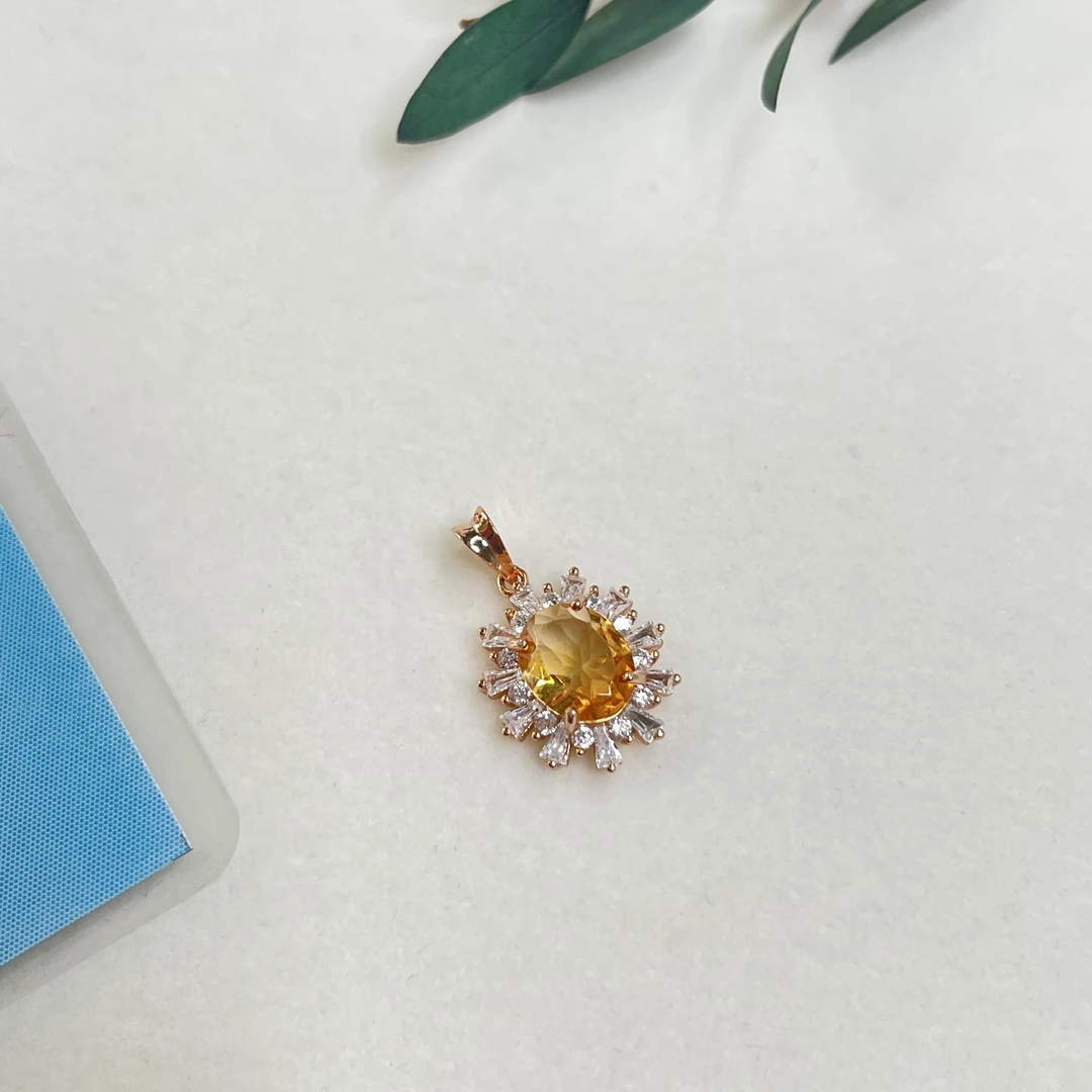 全新未使用  【六六中古】孤品s925水晶吊坠aw8454