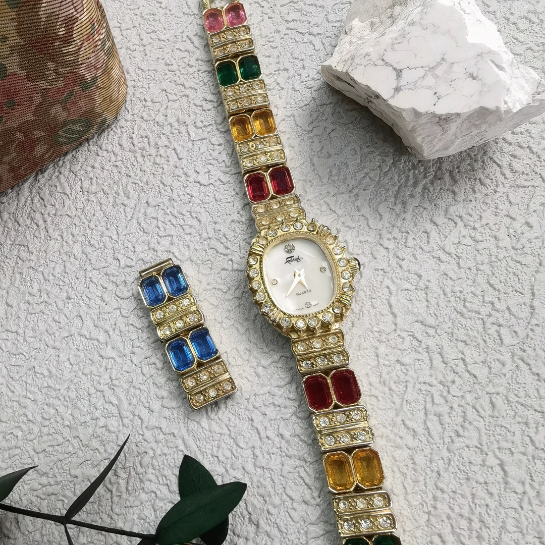 90新  【六六中古】孤品复古手表gm96手围17表盘20mm