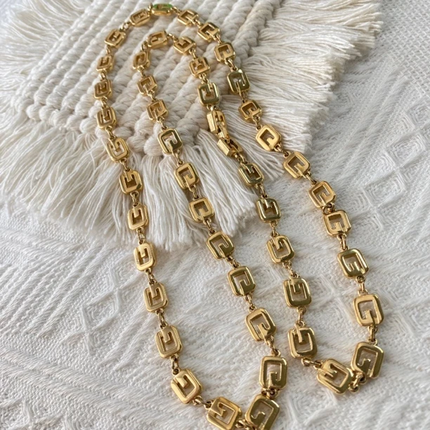 90新 Givenchy/纪梵希 【六六中古】孤品复古项链ca103链长77cm