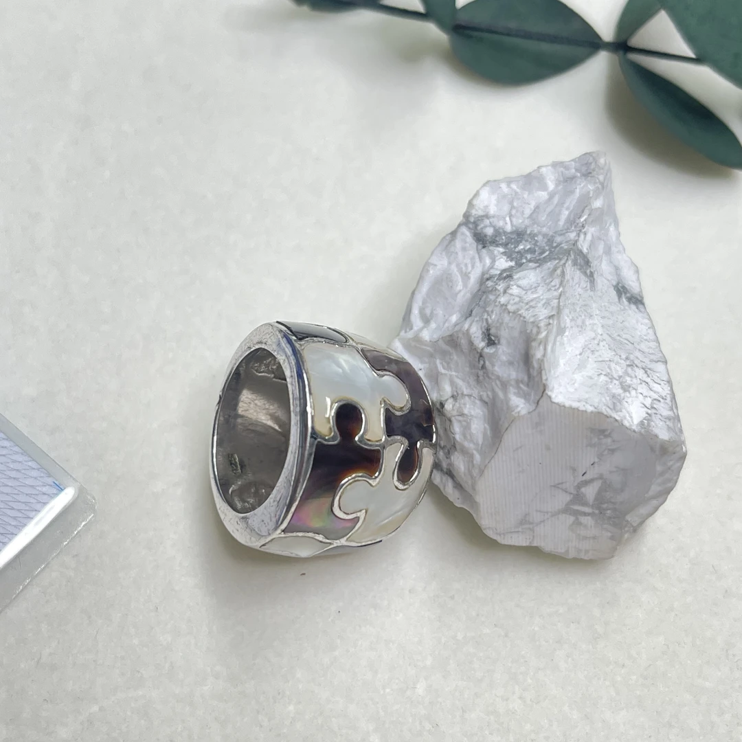 90新  【六六中古】孤品贝壳戒指aj3513欧50港11