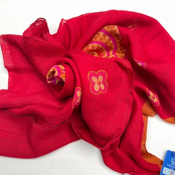 90新 GIORGIO ARMANI/阿玛尼 【六六中古】孤品围巾cp1123尺134*176