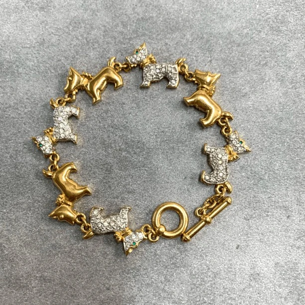 95新 Swarovski/施华洛世奇 【六六中古】孤品复古手链km6688手围16