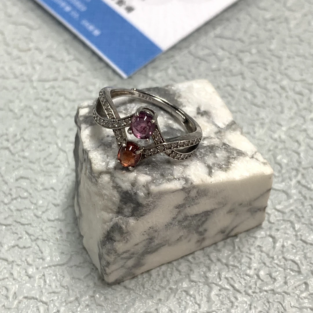 90新  【六六中古】孤品复古开口戒指km5487