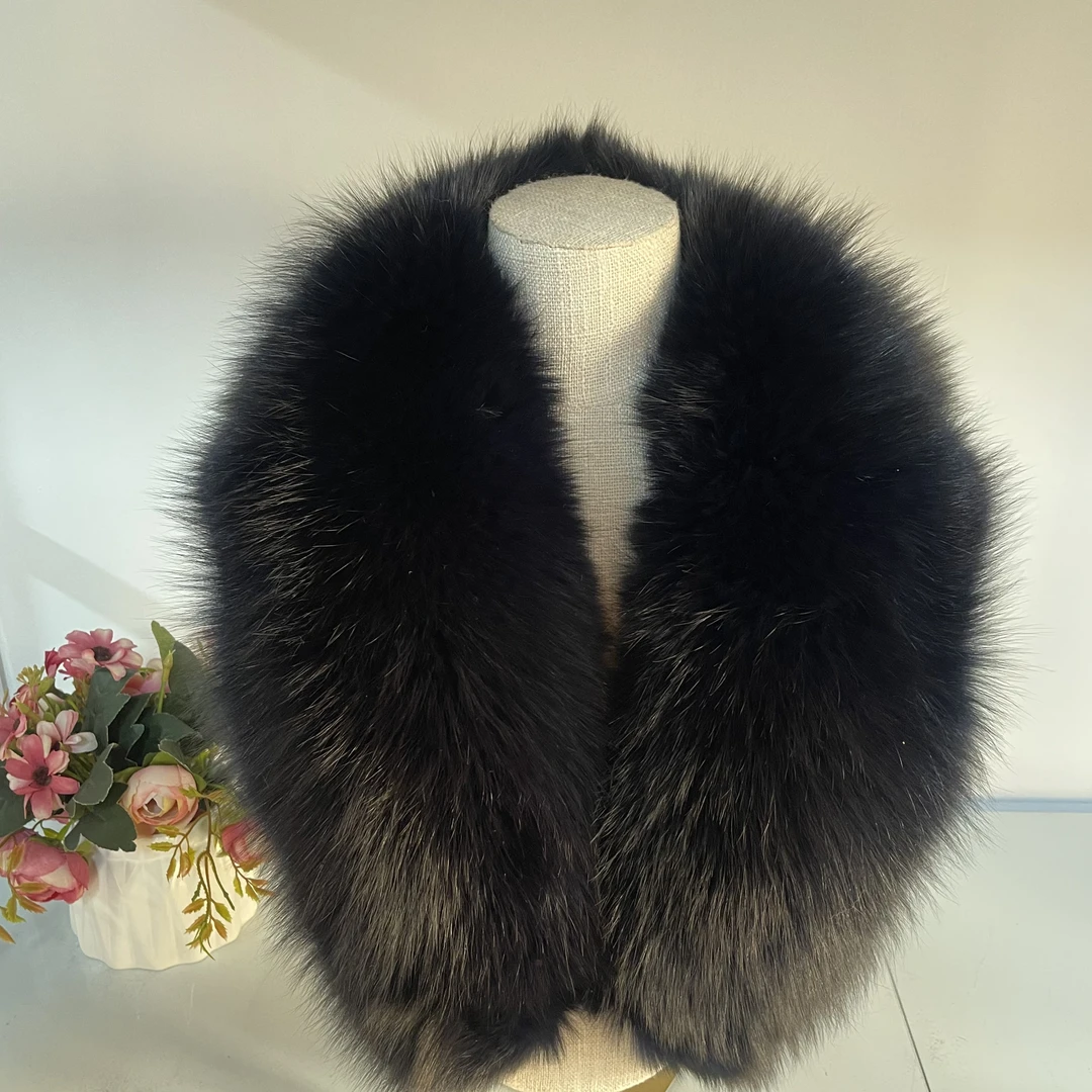 90新  【六六中古】孤品复古狐狸毛领ay1198