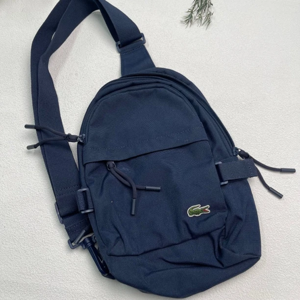 90新 Lacoste/拉科斯特 【六六中古】孤品轻户外背包cb497尺寸19*29