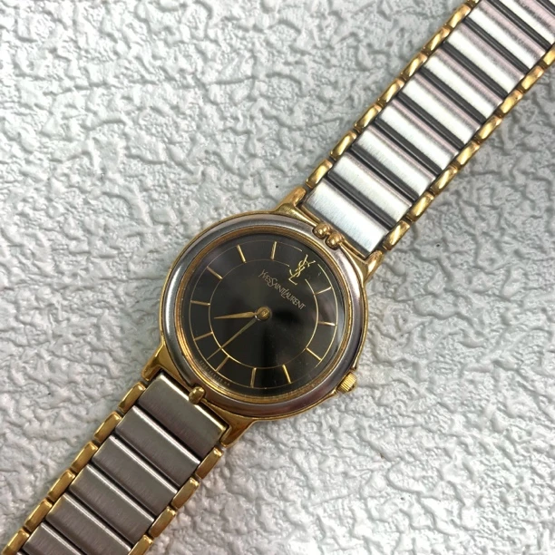 90新 YSL/圣罗兰 【六六中古】孤品复古手表cp902手围14表盘23mm