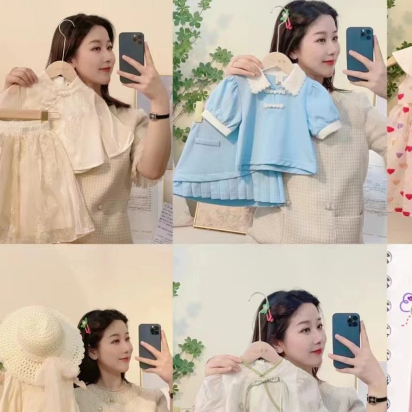 【3035-3102】喜悦上喜 夏季女童气质时尚百搭套装