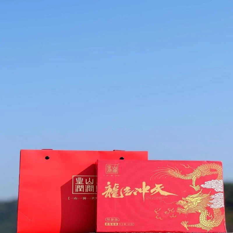 皇山润涧龙气冲天肉桂茶正岩武夷山岩茶1盒6泡60克高端乌龙茶礼盒